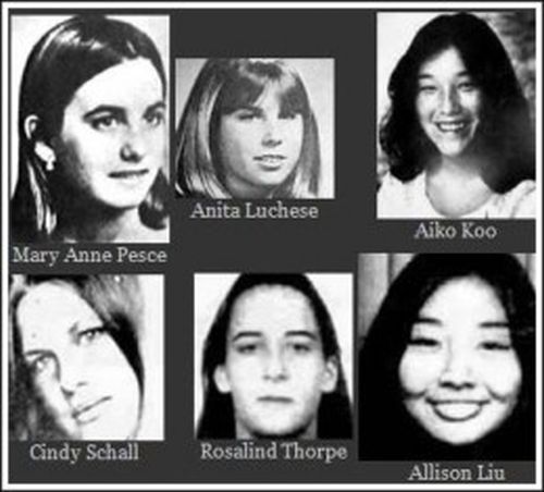 Οι έξι κοπέλες που δολοφόνησε ο Κέμπερ.