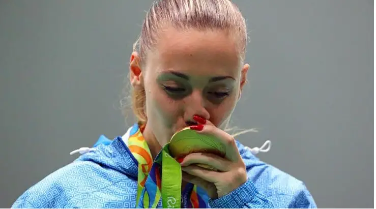 Η χρυσή Ολυμπιονίκης Άννα Κορακάκη