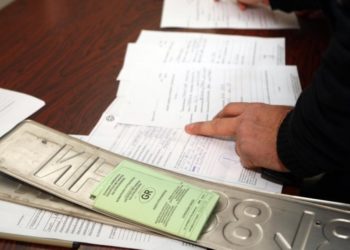 πινακίδες, κατάθεση πινακίδων, δήλωση ακινησίας