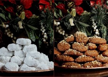 κουραμπιές μελομακάρονοα