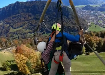 Alldaynews.gr Απίθανο video: Έζησε τον απόλυτο εφιάλτη – Πήγε να πετάξει με ανεμόπτερο και ξέχασαν να τον… δέσουν