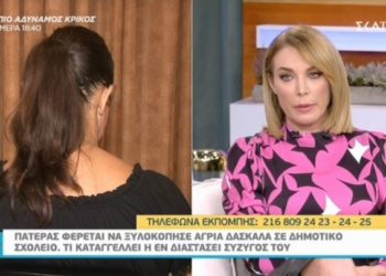 Σοκάρουν οι αποκαλύψεις της εν διαστάσει συζύγου του 38χρονου που έδειρε δασκάλα (video)