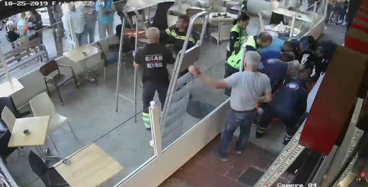 Βίντεο-ντοκουμέντο: Η στιγμή της πτώσης του 45χρονου από τον 6ο όροφο στο Γαλάτσι