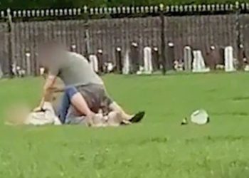 Μέρα μεσημέρι έκαναν αχαλίνωτο σεξ στη μέση του πάρκου και τα παιδάκια έπαιζαν τριγύρω (Video)