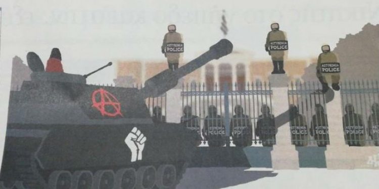 Χαμός με το σκίτσο του Χαντζόπουλου στην Καθημερινή (pic)