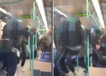 Ελεγκτής ζήτησε από επιβάτη να κατεβάσει τα πόδια του από το κάθισμα και… πιάστηκαν στα χέρια! (vid)