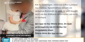 Alldaynews.gr Θεσσαλονίκη: “Ήταν η κακιά η ώρα, άθελα μου έγινε” λέει ο αστυνομικός που σκότωσε την κόρη του