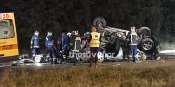 Alldaynews.gr Τραγωδία στην Θεσσαλονίκη: Δύο νεκροί στο τροχαίο της Μουδανιών (pics, video)