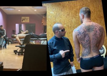 Συμβαίνει τώρα. Τρελαίνει κόσμο ο Κοκλώνης με το νέο τατουάζ του
