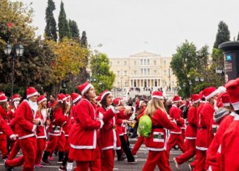 Κυκλοφοριακές ρυθμίσεις στο κέντρο της Αθήνας λόγω του 6ου Santa Run