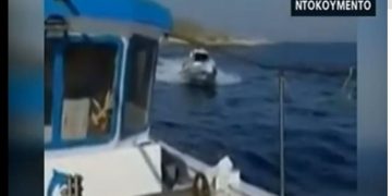 Ίμια: Σκάφος της τουρκικής ακτοφυλακής απείλησε να εμβολίσει Έλληνες ψαράδες[video]