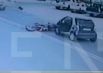 Φρικτό τροχαίο στη Λαυρίου: Καρέ-καρέ η φονική σύγκρουση με ένα νεκρό και δύο τραυματίες