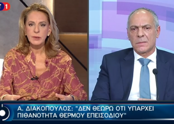 Διακόπουλος: Δεν υπάρχει πιθανότητα θερμού επεισοδίου με την Τουρκία
