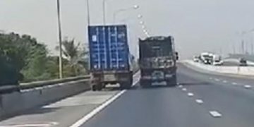 Alldaynews.gr Φορτηγά κάνουν κόντρες στην εθνική οδό! Αναζητούνται από την αστυνομία (Video)