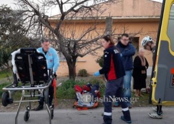Σοκαριστικό τροχαίο στα Χανιά! Αυτοκίνητο πήρε σβάρνα ομάδα ποδηλατών[photos]