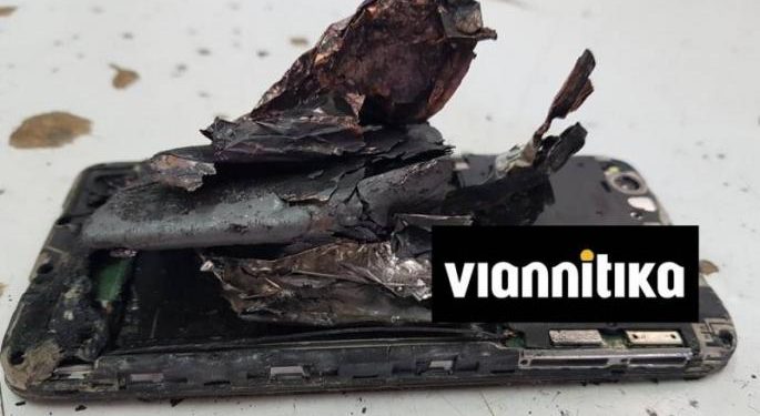 Alldaynews.gr Παραλίγο τραγωδία στην Κρήτη: Κινητό άρχισε να κάνει παράξενο θόρυβο μέχρι που ανατινάχθηκε!