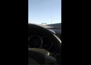 Ασυνείδητος οδηγός τρέχει με 160 και κάνει ζωντανή μετάδοση μέχρι που (vid)