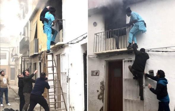 Alldaynews.gr Ισπανία: Νεαρός Σενεγαλέζος έσωσε ανάπηρο άνδρα από πυρκαγιά και έλαβε ως ανταμοιβή άδεια παραμονής και εργασίας (pics)