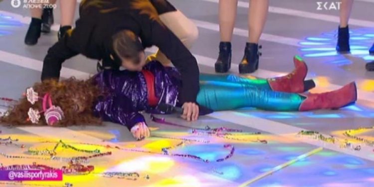 Μπήκε ο σύντροφός της στο πλατό και η Ματίνα Νικολάου έπεσε ξερή!