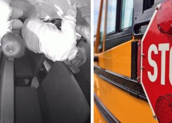 Τροχαίο-σοκ με σχολικό λεωφορείο: Στην οροφή εκτοξεύθηκαν οι μαθητές – Συγκλονιστικές εικόνες