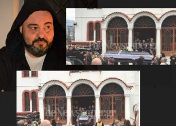 Ράγισαν καρδιές χθές στην κηδεία του DJ Γιώργου Τσιγαρίδα-Άφησε 2 ανήλικα