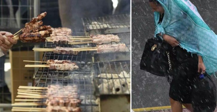 Alldaynews.gr Καιρός Τσικνοπέμπτη: Καταιγίδες και θυελλώδεις άνεμοι-Ψήσιμο με ομπρέλες!