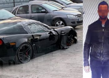 Δείτε τον. Αυτός είναι ο Κυριάκος Κουκουλομάτης. Ανασφάλιστη η Corvette