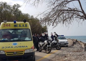 Φωτογραφία απο το σημείο. Εδώ βρέθηκε το νεκρό βρέφος στην Πάτρα