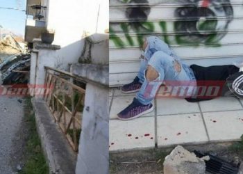 Απίστευτο τροχαίο: Το ασθενοφόρο… έμεινε και το έσπρωχναν! (pics)