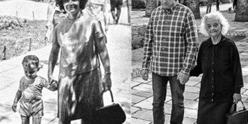 Μοιράζεται δύο φωτογραφίες με 50 χρόνια διαφορά. Τότε αυτός ήταν παιδί – Τώρα η μητέρα του έχει γεροντική άνοια