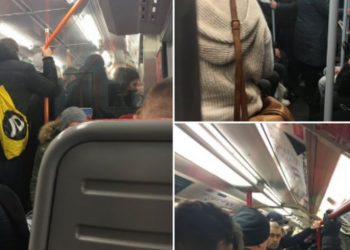 Κορωνοϊός – Παράλληλο σύμπαν το Λονδίνο: Πάστωμα στο μετρό (pics, video)