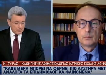 Καθηγητής Λοιμωξιολογίας Νικόλαος Σύψας: Αν επιδείξουμε ασυνέπεια θα έχουμε πολύ Σοβαρό Πρόβλημα[video]