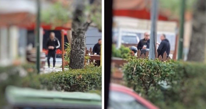 Ανοιχτό καφενείο μοιράζει μεζέδες σε πλαστικά πιάτα![Δείτε Φωτογραφίες]