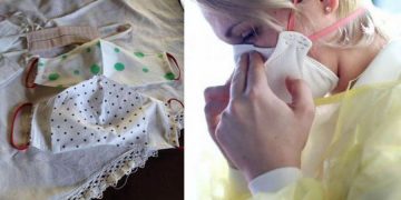 Η κυρία Γλυκερία ράβει μάσκες και τις προσφέρει σε δύο Νοσοκομεία