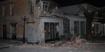 Ισχυρός σεισμός 5,6 Ρίχτερ στην Πάργα – Γκρεμίστηκαν σπίτια (pics)