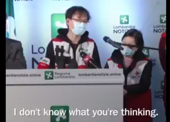 Ιταλία: Βγήκε, Μίλησε και κανείς δεν περίμενε την Σοκαριστική δήλωση από τον Κινέζο επικεφαλής του κινεζικού Ερυθρού Σταυρού! (vid)