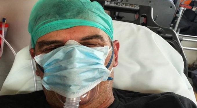 Ο Καλαματιανός Σωτήρης Γεωργούντζος νοσηλεύεται με κορονοϊό στην Πάτρα