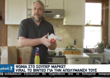 Κορωνοϊός: Δες πώς πρέπει να καθαρίζουμε και να αποθηκεύουμε τα ψώνια από το σούπερ μάρκετ (Video)
