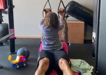 Ο Πρίντεζης προπονείται με τη βοήθεια της κορούλας του!(video)