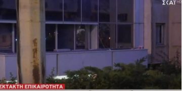 Επίθεση με μολότοφ στον ΣΚΑΪ τα ξημερώματα του Μεγάλου Σαββάτου