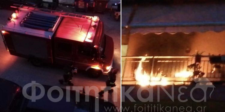 “Λαμπάδιασε” μπαλκόνι διαμερίσματος – Τους έσωσε περαστικός