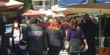 Alldaynews.gr Ποιος κορωνοϊός; Αδιαχώρητο στις λαϊκές της Πάτρας (εικόνες χαμού)