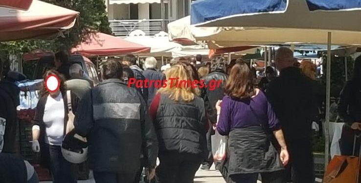 Alldaynews.gr Ποιος κορωνοϊός; Αδιαχώρητο στις λαϊκές της Πάτρας (εικόνες χαμού)