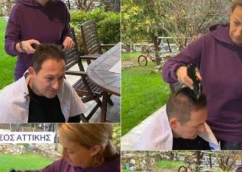 Ο Στέλιος Πέτσας κουρεύεται στο σπίτι και ανεβάζει φωτογραφίες στο instagram