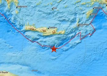 Σεισμός ξανά 5 Ρίχτερ στην Κρήτη – Ούτε μια ώρα μετά τα 6 Ρίχτερ
