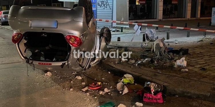 Θεσσαλονίκη: Τροχαίο Σοκ-Οδηγός 26χρονη κόρη γνωστού επιχειρηματία[photos]