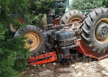 Τραγωδία στην Φθιώτιδα: Το μοιραίο τρακτέρ που σκότωσε δυο νέους οικογενειάρχες[Σκληρές Εικόνες]