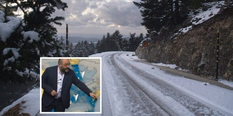 Σάκης Αρναούτογλου: Ενδέχεται ακόμα και να χιονίσει την ερχόμενη εβδομάδα