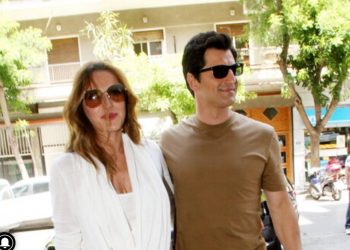 Η Κάτια Ζυγούλη με φουσκωμένη κοιλίτσα στο πλευρό του Σάκη Ρουβά[photo]