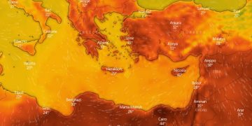 Alldaynews.gr Δορυφορικές εικόνες -ΣΟΚ για τον καύσωνα που έρχεται στην Ελλάδα